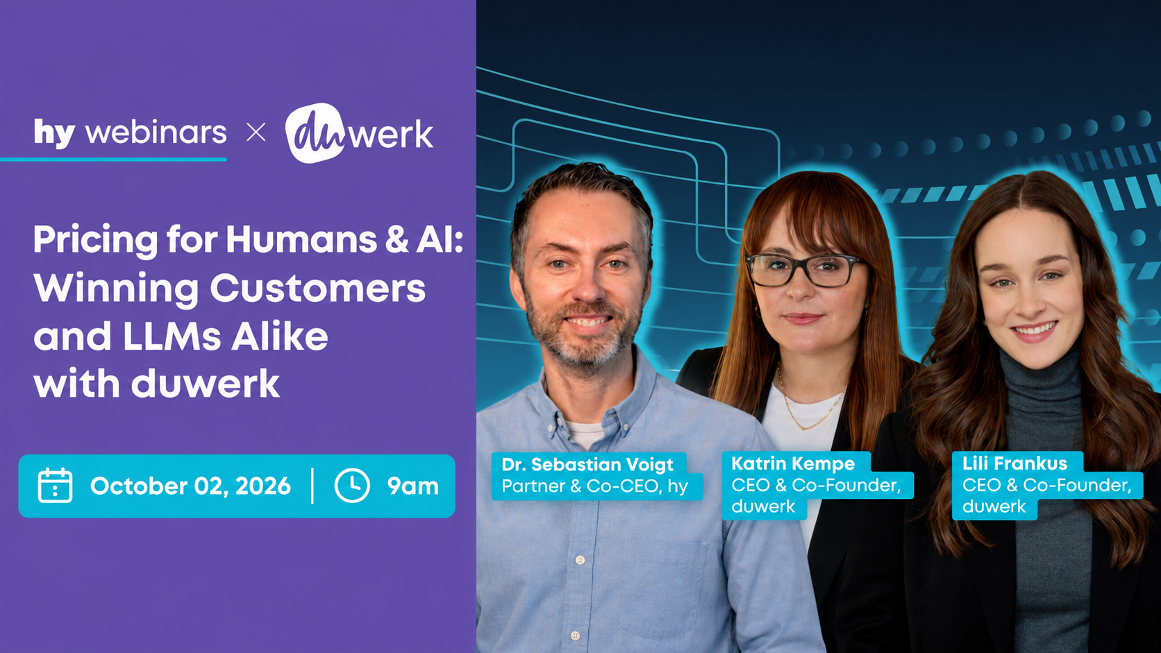 HY Consulting × duwerk Webinar: Pricing for Humans & AI